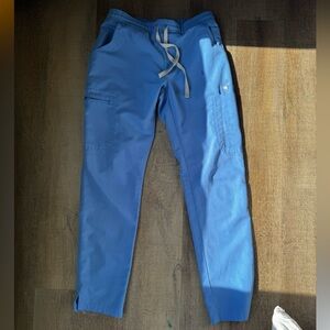 Figs Women's Ceil Blue Straight Leg Scrub Bottoms XS